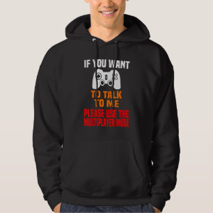 Gaming Gamer Multiplayer Saying Video Games Hoodie