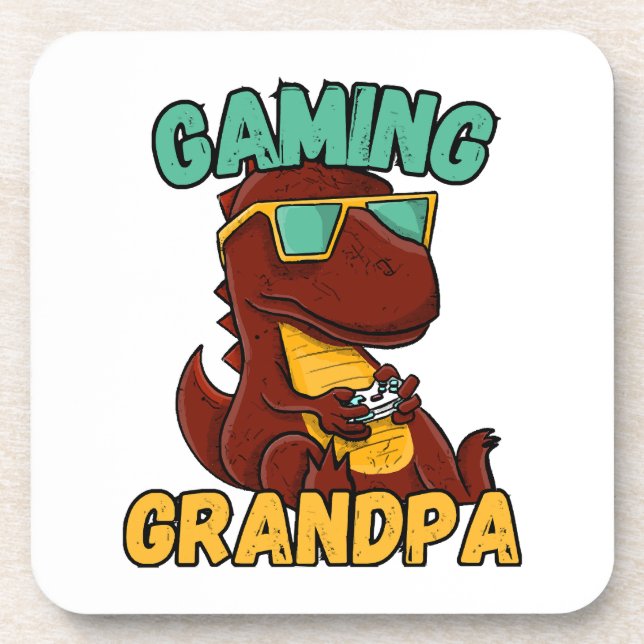  Gaming Grandpa Coaster (Front)