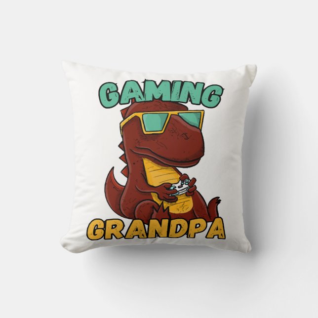  Gaming Grandpa Cushion (Front)
