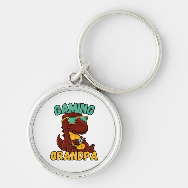  Gaming Grandpa Key Ring (Front)