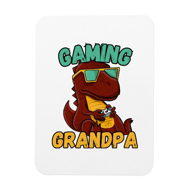 Gaming Grandpa Magnet (Vertical)