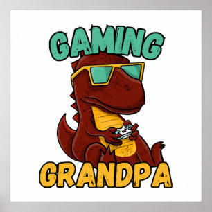 Gaming Grandpa Poster