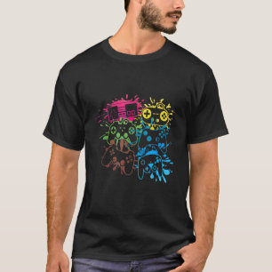 Gaming Graphic Video Game Nerd Gamer Console Play T-Shirt