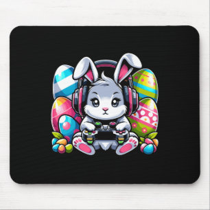 Gaming Happy Easter Day Bunny Egg Funny Boys Kids  Mouse Pad