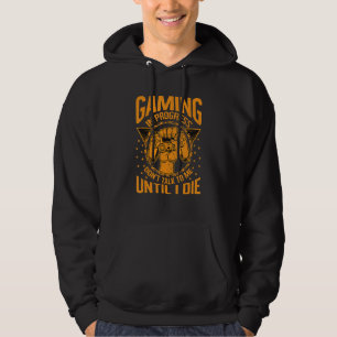 Gaming In Progress Don't Talk To Me Funny Gaming V Hoodie