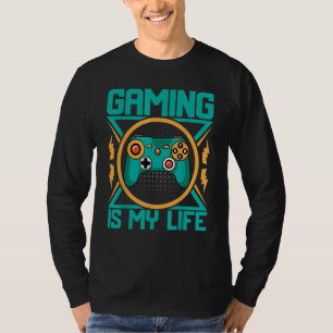 Gaming Is My Life Gamer Video Games Gaming T-Shirt