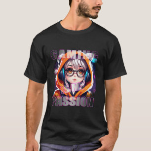Gaming Is My Passion - Kawaii Chibi Adorable T-Shirt