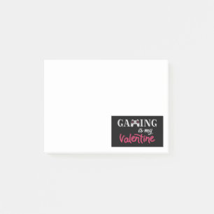 Gaming is my Valentine Post-it Notes