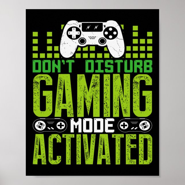 Gaming Is Not A Hob Saint Patricks Day  Poster (Front)
