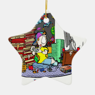 Gaming is NOT a Hobby Ceramic Tree Decoration