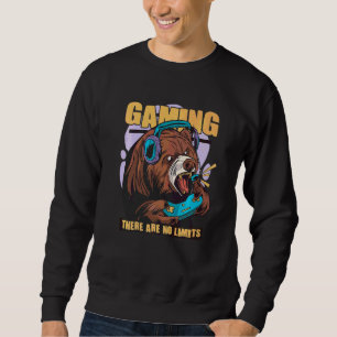 Gaming Items For Boys There Are No Limits Gamer St Sweatshirt
