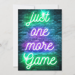 Gaming Just One More Game Save The Date