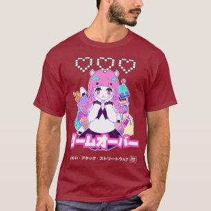 Gaming Kawaii Japanese Anime Girl T-Shirt
