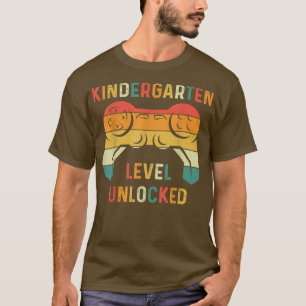 Gaming Kindergarten Level Unlocked Retro Video Gam T-Shirt