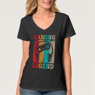Gaming Legend Pc Gamer Video Games Boys Teenager T-Shirt