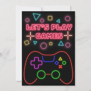Gaming Lets Play Games Holiday Card