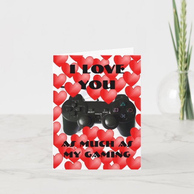 gaming love card (Front)
