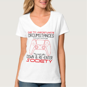Gaming Lovers Put My Controller Down Funny Gamer T-Shirt