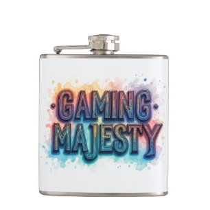 Gaming Majesty  Hip Flask