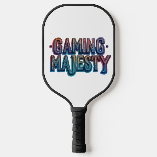 Gaming Majesty Pickleball Paddle (Front)