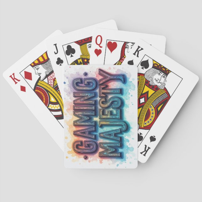 Gaming Majesty  Playing Cards (Back)