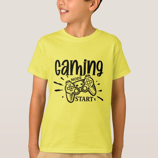 Gaming Mode Start T-Shirt (Front)
