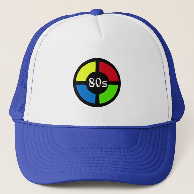 Gaming - Never Forget Is 80's Gamer Gadget Trucker Hat (Front)