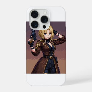 Gaming Pixel Art Blanket – Cozy Gamer Mood iPhone 15 Pro Case