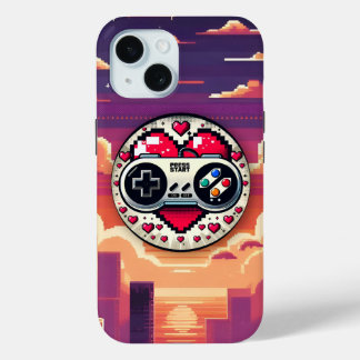 Gaming Sunset iPhone 15 Case