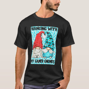 Gaming Tee Gnomes - Hanging With My Gamer Gnomies