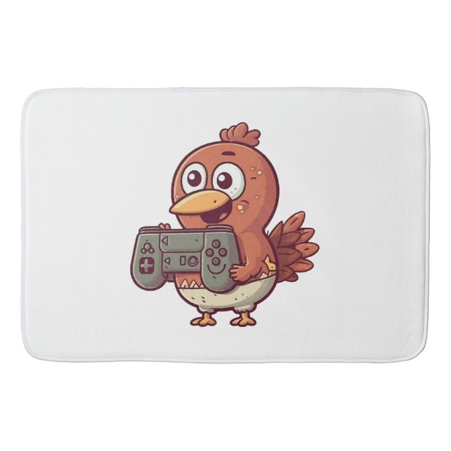 Gaming Thanksgiving Bath Mat (Front)
