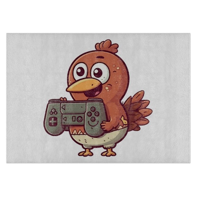 Gaming Thanksgiving Cutting Board (Front)