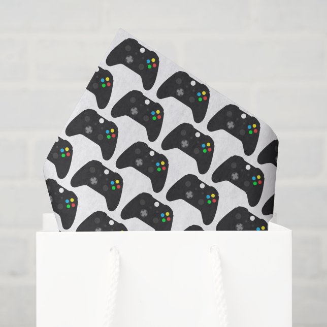 Gaming Tissue Paper, Video Game Decoupage Paper (Gift Bag)