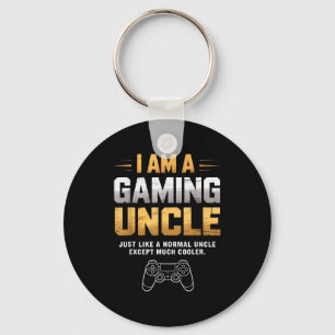 Gaming Uncle Cooler Than Normal Uncle For Mens Boy Key Ring