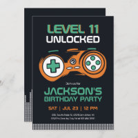 Gaming Video Games Level Unlocked Gamer Birthday