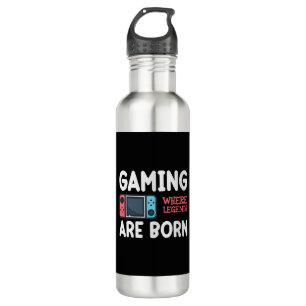 gaming where legends are born 710 ml water bottle
