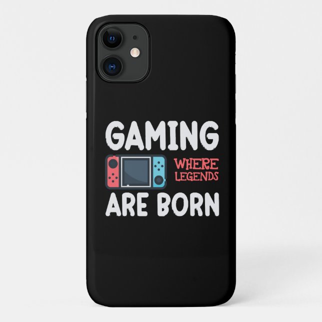 gaming where legends are born Case-Mate iPhone case (Back)