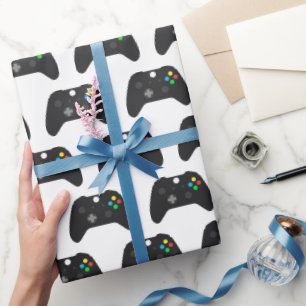Gaming Wrapping Paper, Video Games Gift Wrap