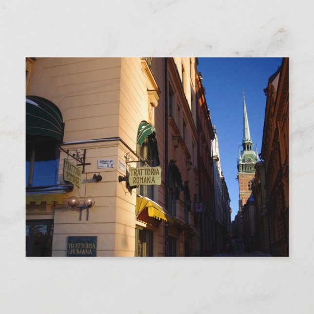 Gamla Stan Stockholm Collection Postcard (Front)