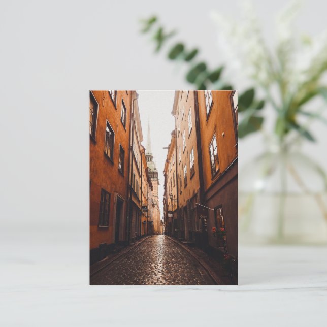 Gamla Stan, Stockholm, Sweden  Postcard (Standing Front)