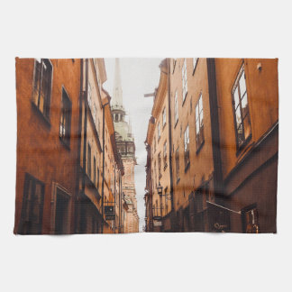 Gamla Stan, Stockholm, Sweden Tea Towel