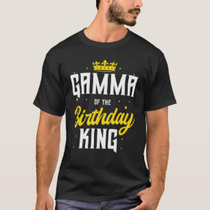 Gamma Of The Birthday Kings Party Crown Bday Celeb T-Shirt