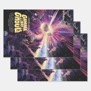 Gamma Ray Burst Pulsars Kilonova Cosmic Collision Wrapping Paper Sheet