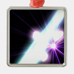 Gamma Rays in Galactic Nuclei 3 Metal Tree Decoration