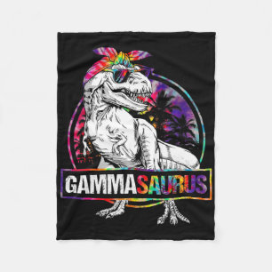 Gammasaurus Dinosaur Gamma Saurus Family Matching  Fleece Blanket