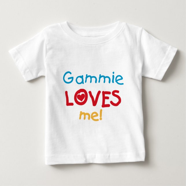 Gammie Loves Me T-shirts and Gifts (Front)
