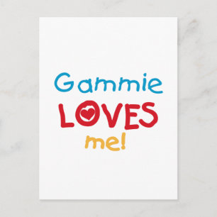 Gammie Loves Me T-shirts and Gifts Postcard
