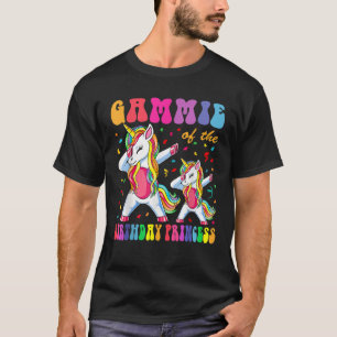 Gammie of the Birthday Princess Girl Dabbing Unico T-Shirt