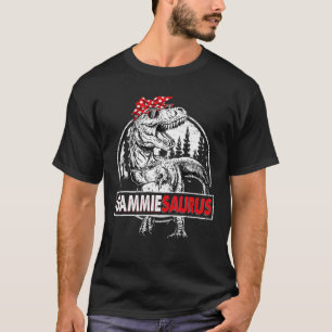 Gammiesaurus T Rex Dinosaur Gammie Saurus Mother's T-Shirt