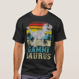 Gammisaurus T Rex Dinosaur Gammi Saurus Family Mat T-Shirt